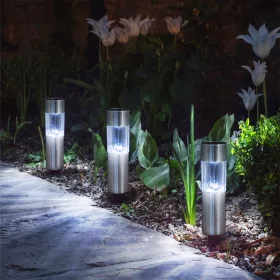 Elegáns LED Kerti Szolárlámpa - Automata Világítás, IP44 Vízálló