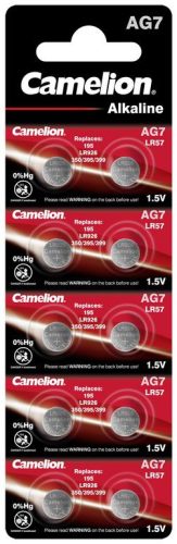 Camelion AG7 / LR57 Alkaline Button Cell