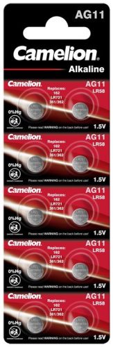 Camelion AG11 / LR58 Alkaline Button Cell