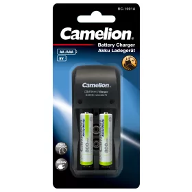   Travel Camelion Akkumulátortöltő (AA-AAA-9V) + 2x Always Ready AAA 800mAh