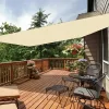 Napvitorla téglalap alakú 3x2 m bézs, UV álló, vízálló, rögzítőkkel