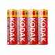 Kodak Extra Zinc Féltartós Ceruza Elem AA (1,5V) LR6 (shrink) S4