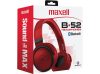 Maxell Bluetooth vezeték nélküli fejhallgató mikrofonnal piros HP-BTB52