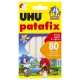 UHU Patafix fehér ragasztógyurma 80 db - újrahasználható ragasztópárna