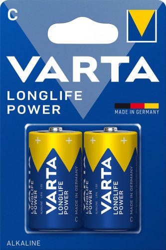 VARTA Longlife Power Alkaline Durable Baby Battery C B2