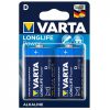 VARTA Longlife Power Alkaline Durable Goliath Battery D LR20 B2