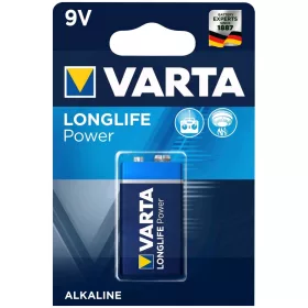  VARTA Longlife Power Alkaline Durable 9V Battery B1