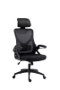 ZELUX ergonomikus irodai szék, gerinctámasszal, billenőfunkcióval, kartámasszal