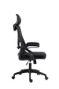 Zelux Office Chair with headrest - BLACK