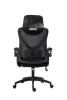 Zelux Office Chair with headrest - BLACK