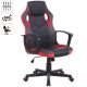 Zelux gaming chair with armrests - RED-BLACK