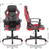 ZELUX gamer szék karfával piros - fekete színben