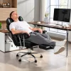 Masszázsfunkciós Ergonomikus Irodai Szék Lábtartóval 180 kg, döntheto funkció