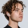 Zelux vezeték nélküli fülhallgató, Bluetooth 5.3, zajszűrés, kijelző, fehér