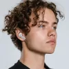 Zelux vezeték nélküli fülhallgató, Bluetooth 5.3, zajszűrés, kijelző, fehér