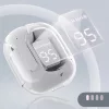 Zelux vezeték nélküli fülhallgató, Bluetooth 5.3, zajszűrés, kijelző, fehér