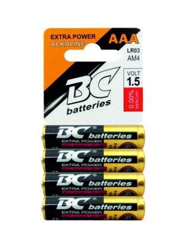 BC Extra Power Alkaline Battery AAA (LR03) B4