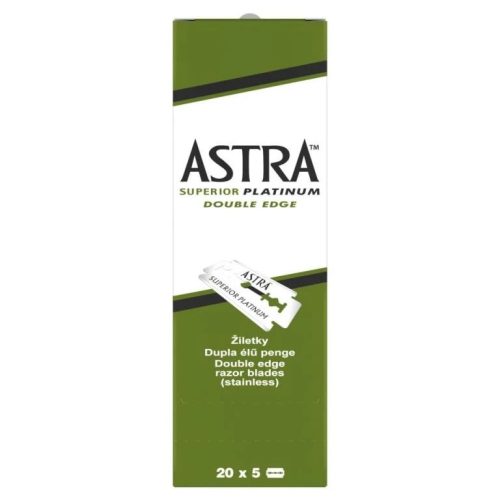 Astra Balde superior platinum double edge 20 pack / 5 pcs