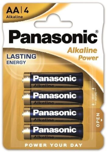 Panasonic ALKALINE power AA LR6 B4