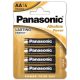 Panasonic ALKALINE Power Tartós ceruza AA LR6 B4