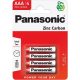  PANASONIC Zinc RED half-life Micropen battery AAA (R03) B4
