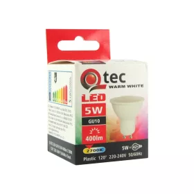 QTEC LED izzó Spot 5W GU10 - Fényforrás 2700K