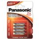 Panasonic Pro power AAA Tartós mikro ceruza B4