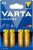  VARTA Longlife Alkaline pencil Durable battery AA LR6 B4