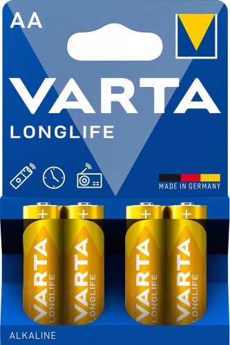  VARTA Longlife Alkaline pencil Durable battery AA LR6 B4