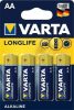  VARTA Longlife Alkaline pencil Durable battery AA LR6 B4