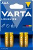VARTA Longlife Alkaline micro Durable battery AAA B4
