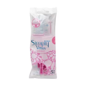 Gillette disposable razor women simply venus 2 (5 pcs)