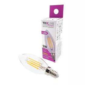   Trixline Led Filament dekor izzó C35 5W E14 Gyertya fényforrás 2700K