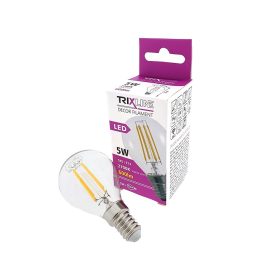   Trixline Led Filament dekor izzó G45 5W E14 kisgömb fényforrás 2700K