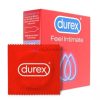 Durex Feel Intimate óvszer, 3 db, ultravékony, extra síkosítással