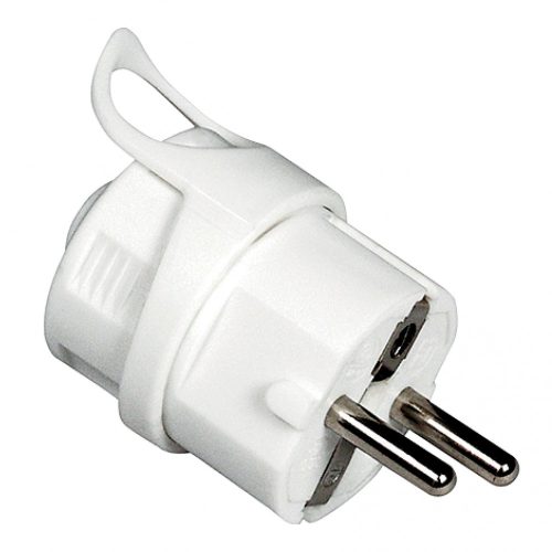 White plug, Grounding plug, schuko 16 A