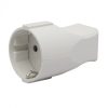White swing plug, schuko 16 A