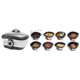   ECG MH 158 többfunkciós főzőedény, 8 az 1-ben, 2.9L, 80-240°C, 1500W, tapadásmen