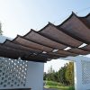 Belátásgátló, árnyékoló háló - Fekete Barna 1,5 x 10 méter UV-álló, sűrű 200g/m2