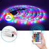 Zelux LED strip set RGB color 5 meters - with remote control and power supply