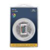 Zelux LED strip set RGB color 5 meters - with remote control and power supply
