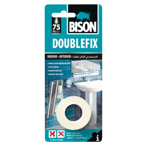  BISON Double-sided adhesive tape 1.5mX19mm