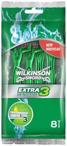 Wilkinson EXTRA3 Sensitive eldobható borotva 8 db/csomag