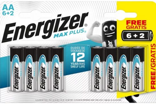 Energizer MAX PLUS AA tartós ceruza elem E91 B8