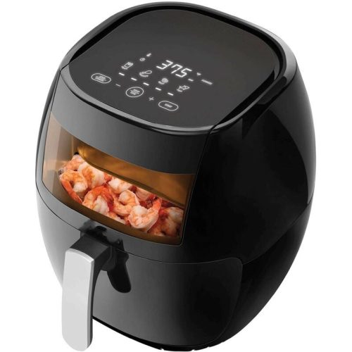 7,7 L-es Air Fryer + receptkönyv, 1800W olaj nélküli forró levegos fritoz