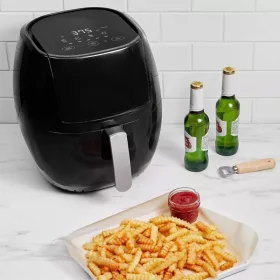  7,7 L-es Air Fryer + receptkönyv, 1800W olaj nélküli forró levegos fritoz