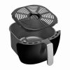 7,7 L-es Air Fryer + receptkönyv, 1800W olaj nélküli forró levegos fritoz