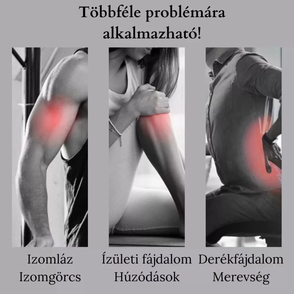 Ergonomikus masszázspisztoly fogantyú