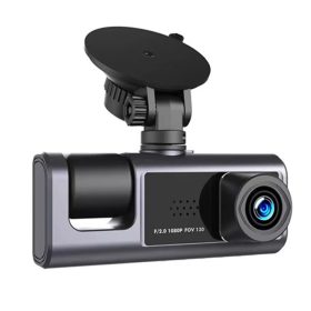   Tripla kamerás autós fedélzeti kamerakészlet, 1080p menetrögzítő és tolatókamera