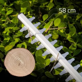   Akkumulátoros sövényvágó 20V Li-Ion 2Ah akkuval, 580 mm penge, Quick Stop fék